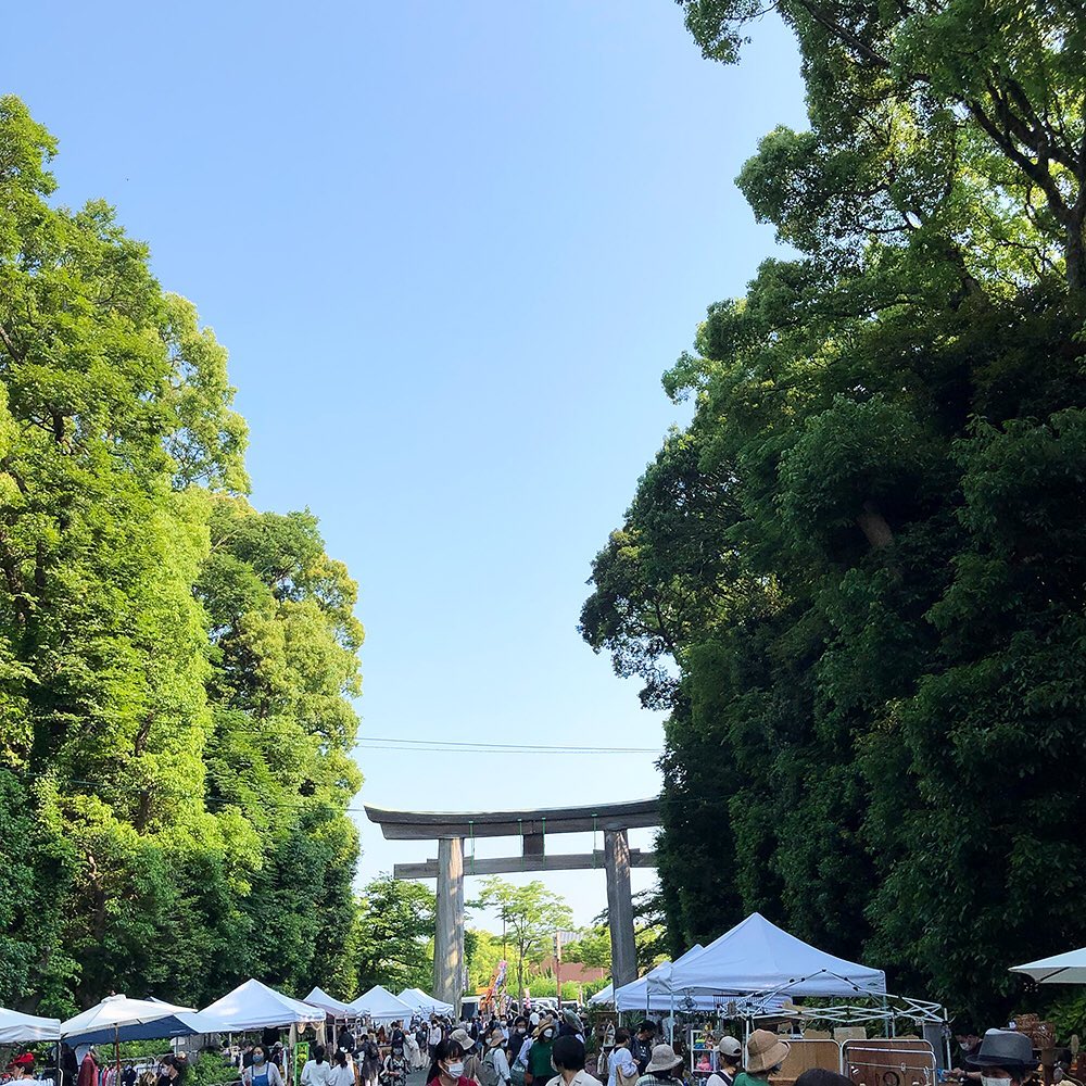 福岡県 護国神社 蚤の市 2/18-19