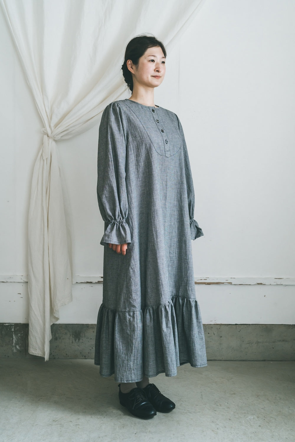 15 johanna mieli リネン　チェック　ワンピース　KIKONO 15 johanna mieli リネン チェック ワンピース KIKONOの通販はau PAY