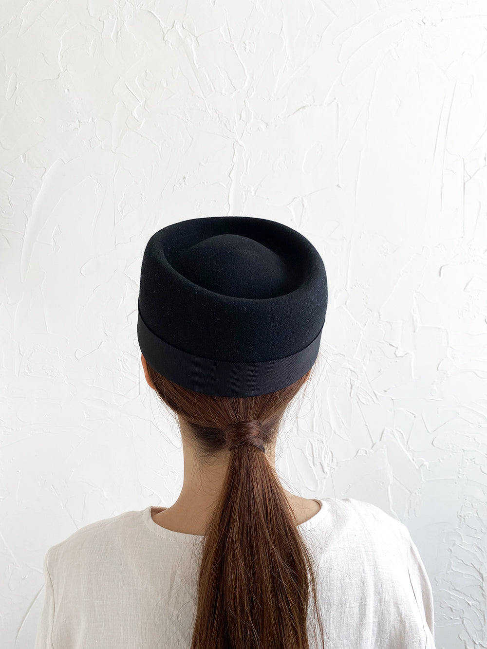 トーク帽 wool